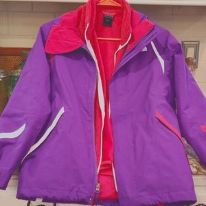 The North Face girls M(10-12) two jacket system